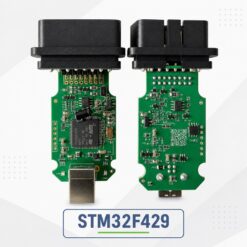 Płytka interfejsu HEX-V2 V2 z procesorem STM32F429 – widok z obu stron
